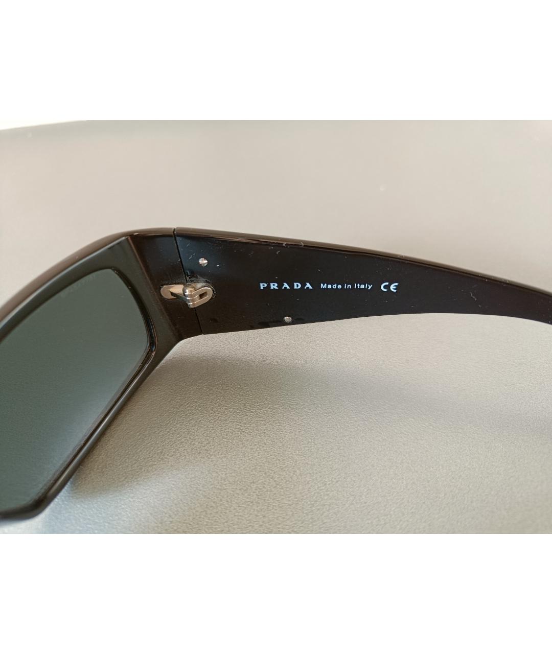 PRADA Серые пластиковые солнцезащитные очки, фото 9