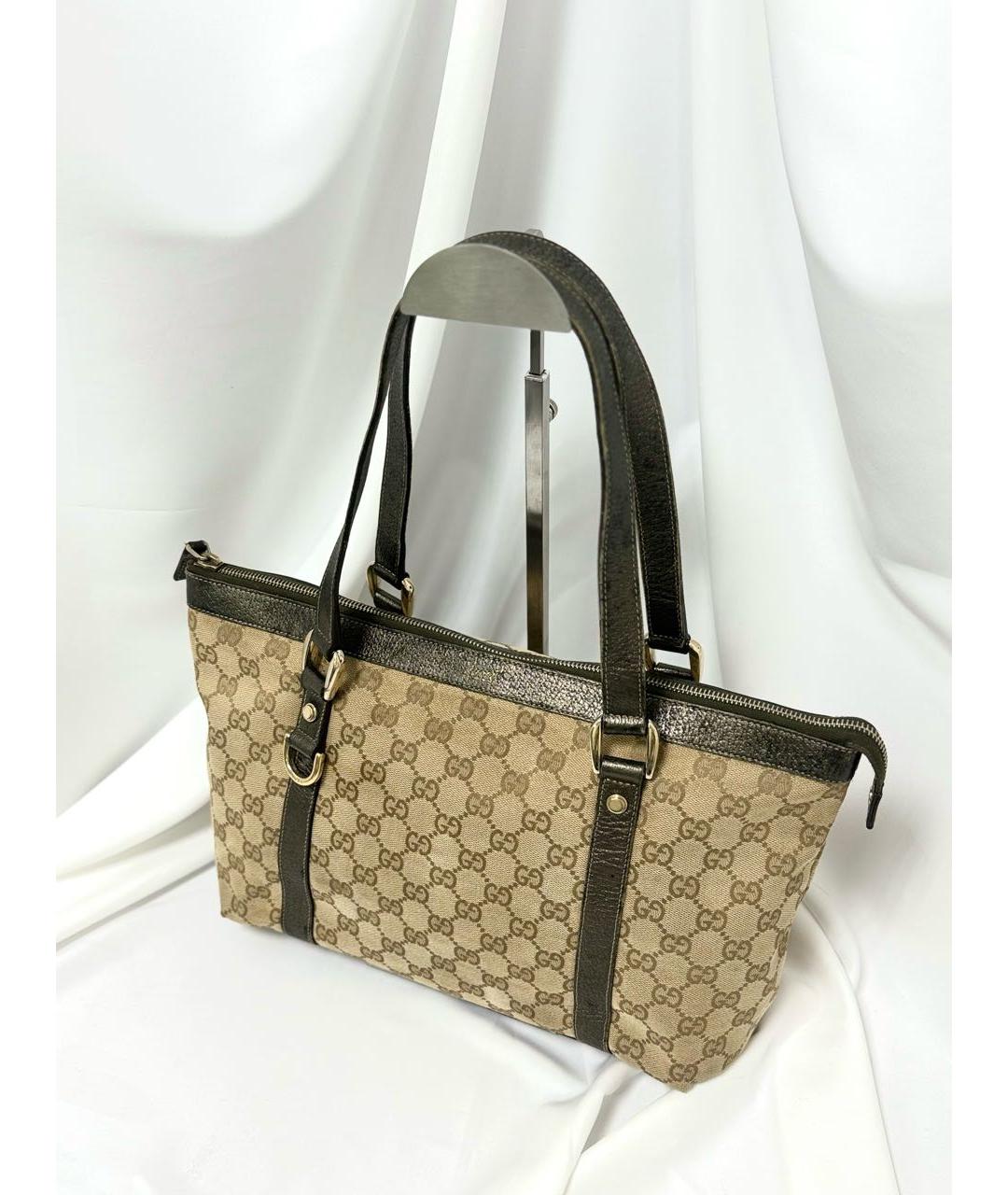 GUCCI Бежевая сумка тоут, фото 2