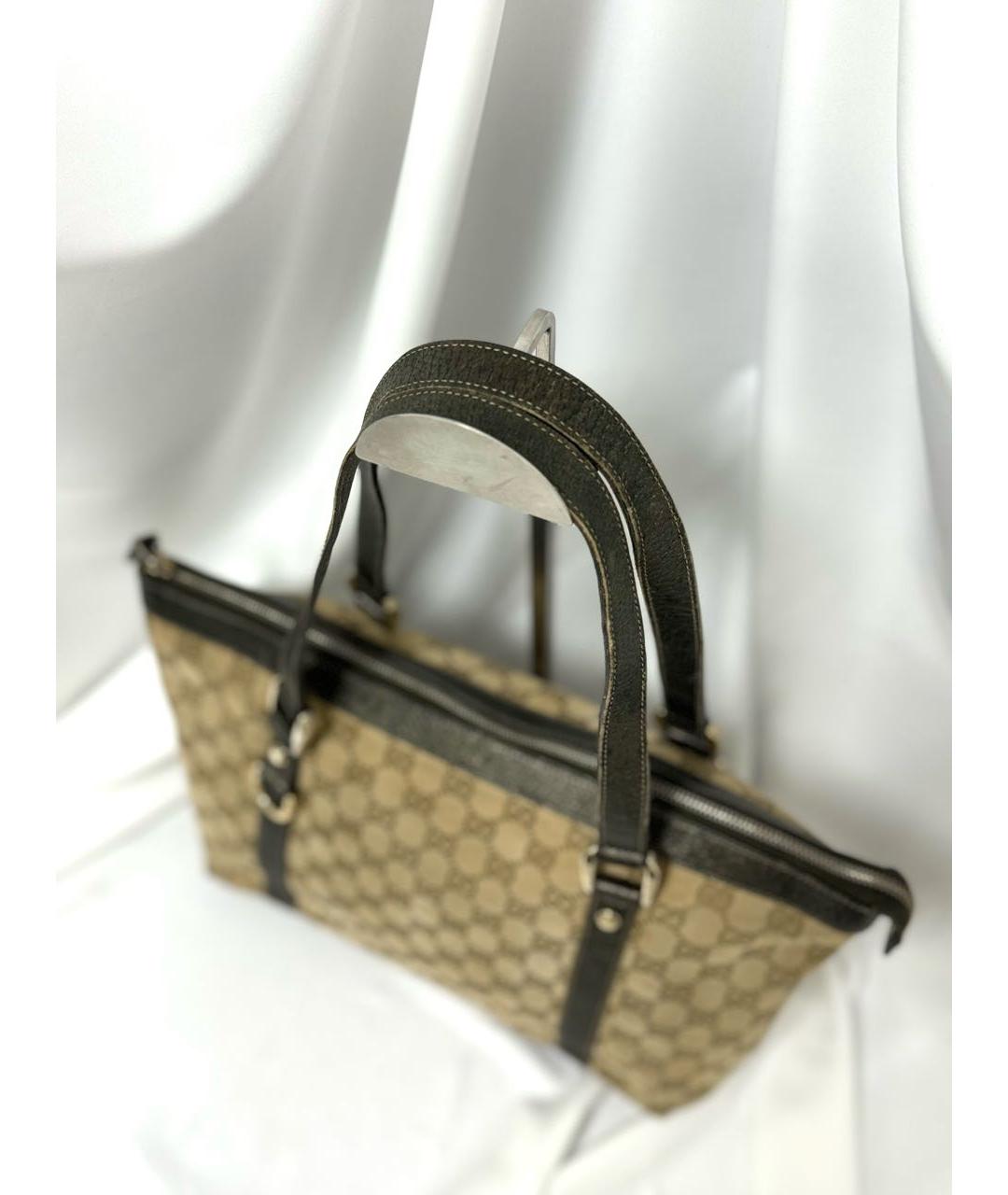 GUCCI Бежевая сумка тоут, фото 3