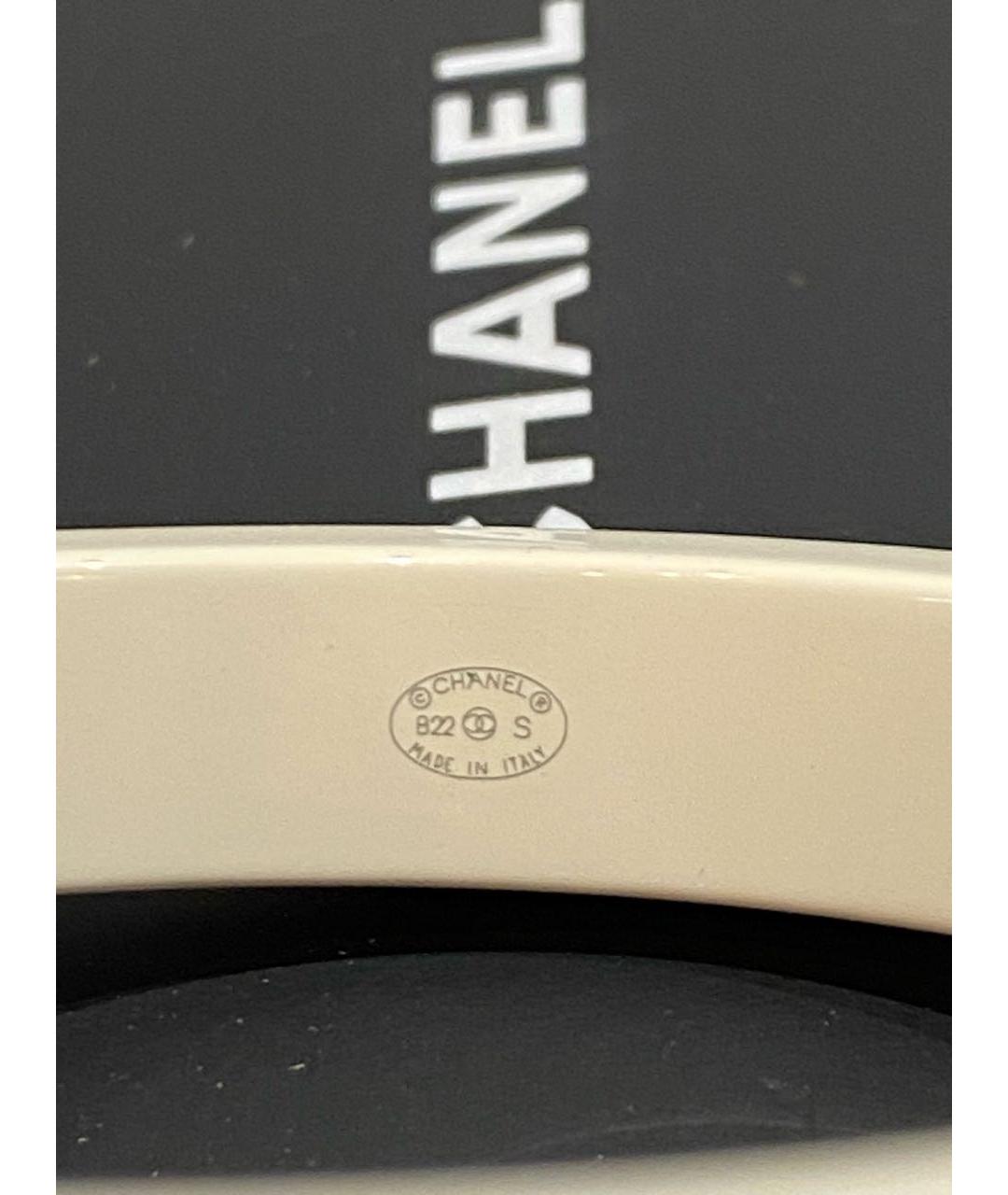 CHANEL Черный пластиковый браслет, фото 3