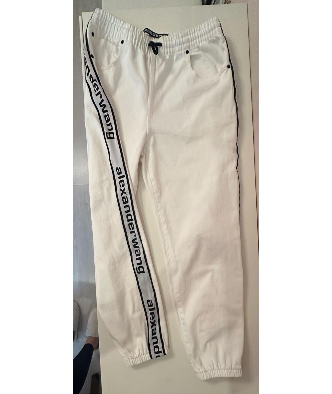 ALEXANDER WANG Белые прямые джинсы, фото 3
