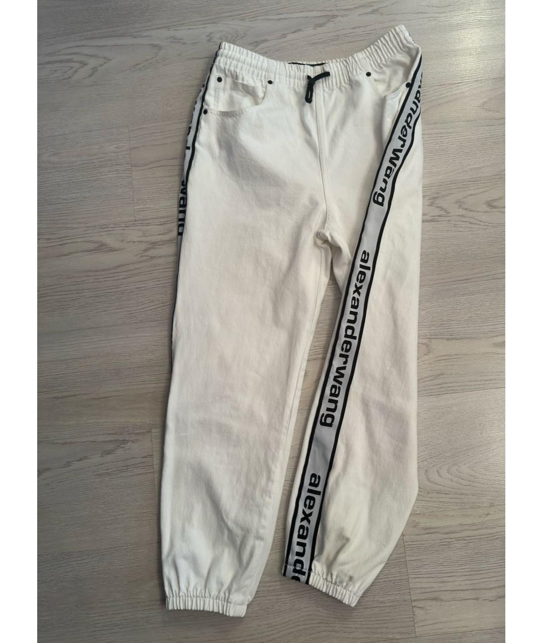 ALEXANDER WANG Белые прямые джинсы, фото 4