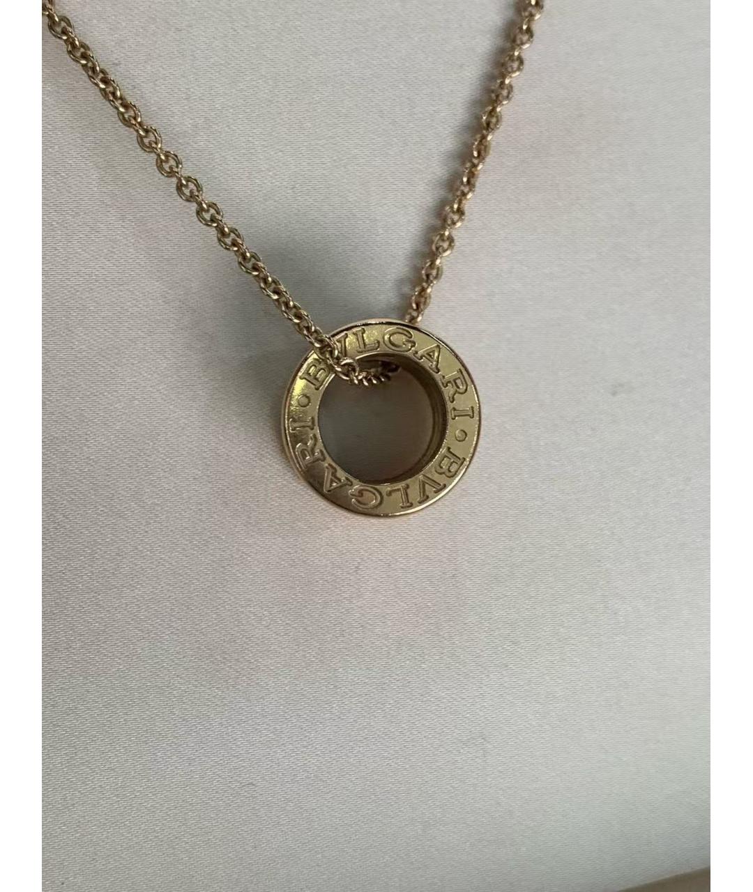 BVLGARI Белая подвеска из розового золота, фото 3