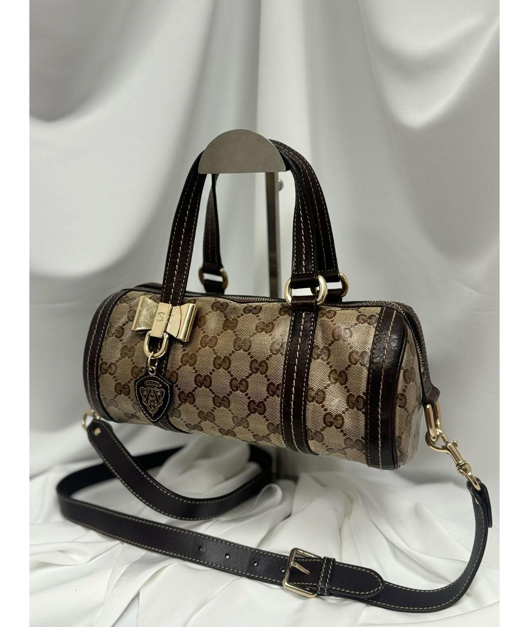 GUCCI Бежевая сумка с короткими ручками, фото 2