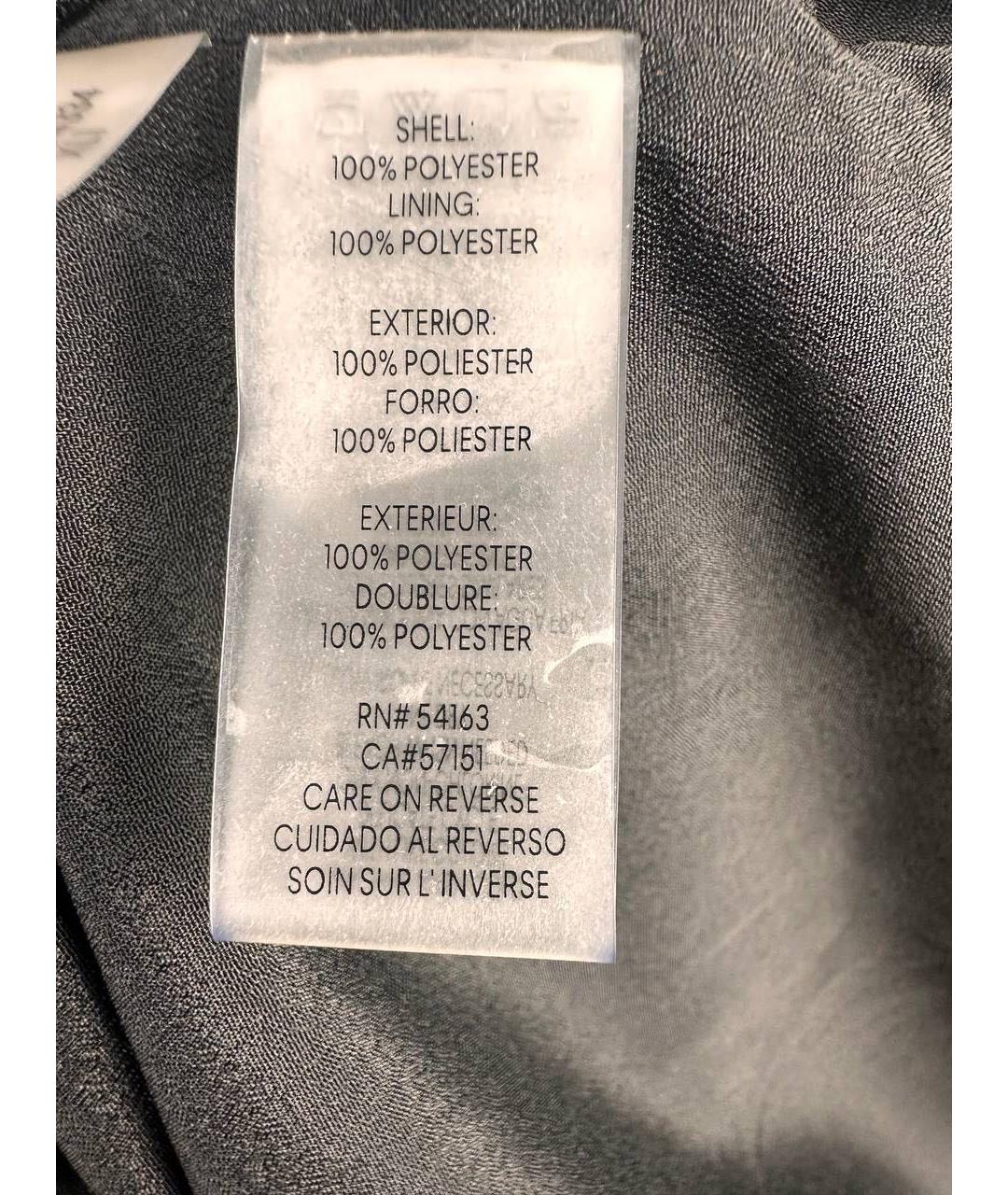 CALVIN KLEIN Бежевая шифоновая юбка миди, фото 6