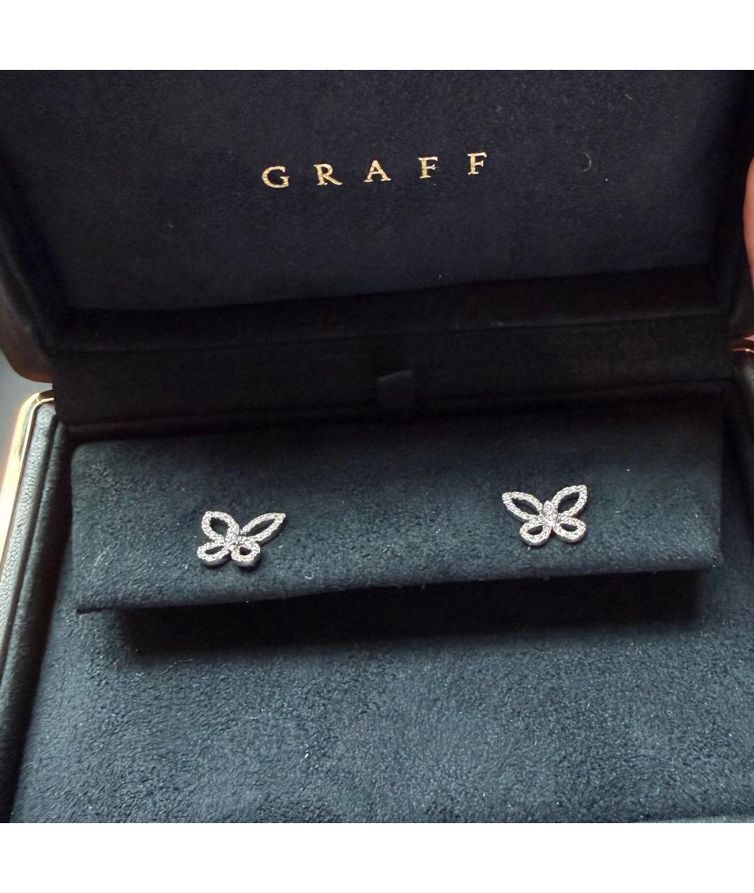 GRAFF Белые серьги из белого золота, фото 3