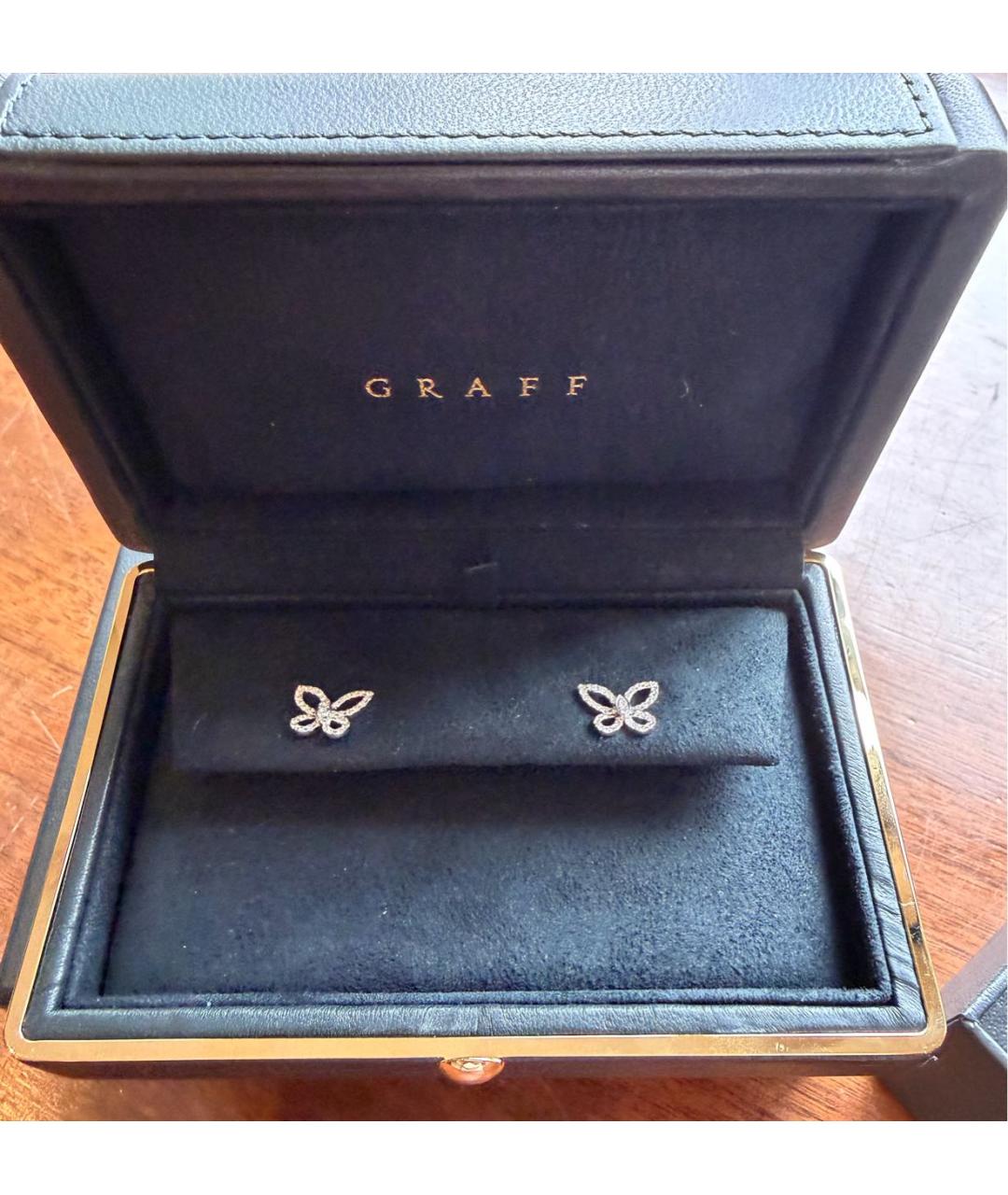 GRAFF Белые серьги из белого золота, фото 2