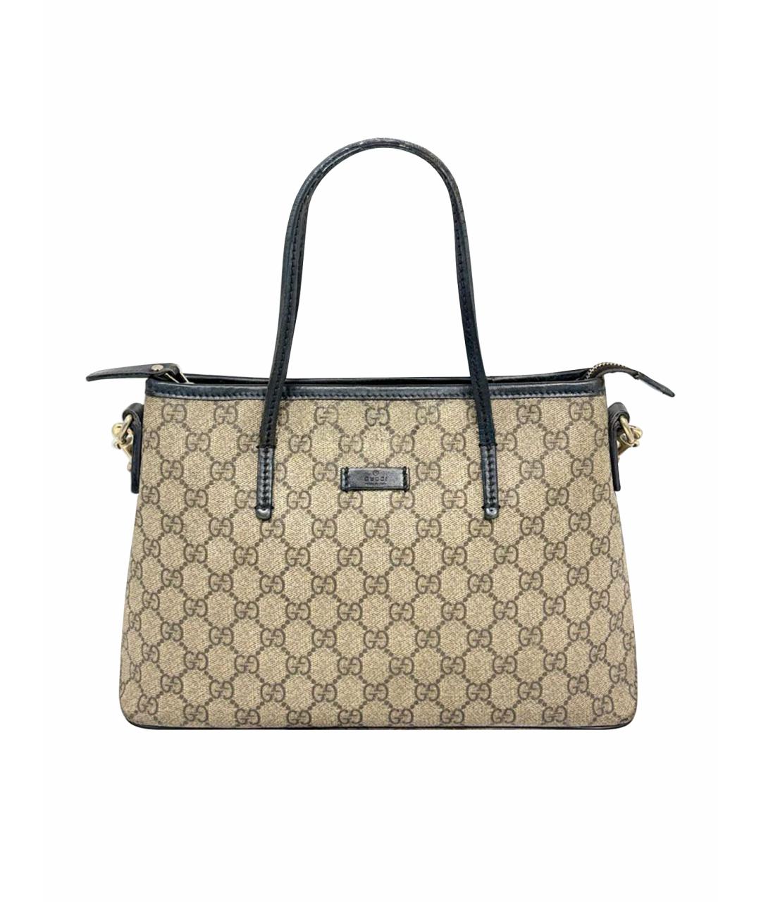 GUCCI Бежевая сумка тоут, фото 1