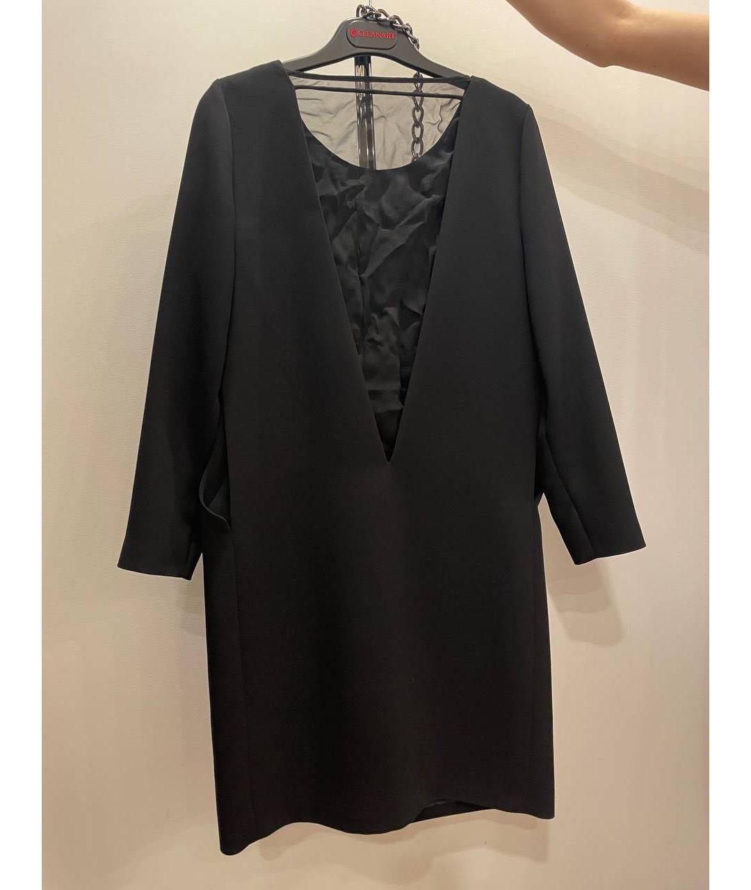 BARBARA BUI Черное полиэстеровое коктейльное платье, фото 2