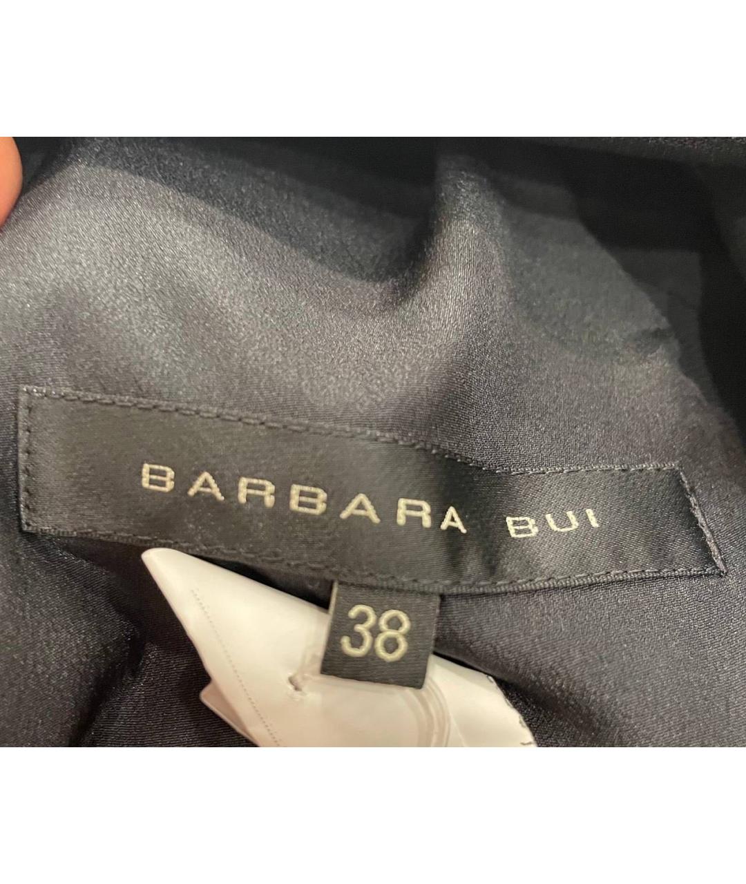 BARBARA BUI Черное полиэстеровое коктейльное платье, фото 3