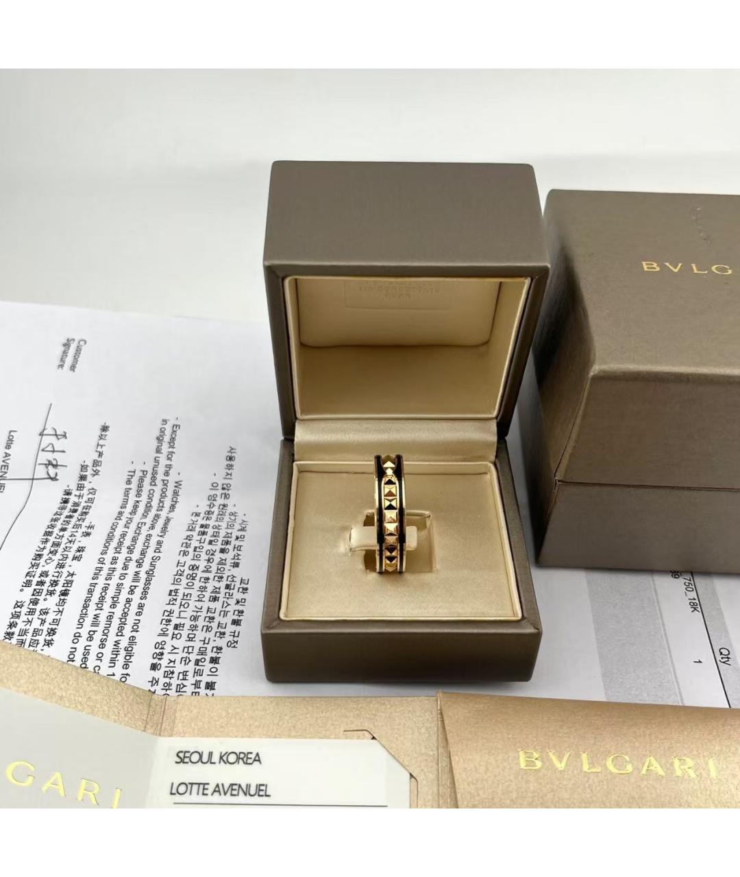 BVLGARI Черное кольцо, фото 2