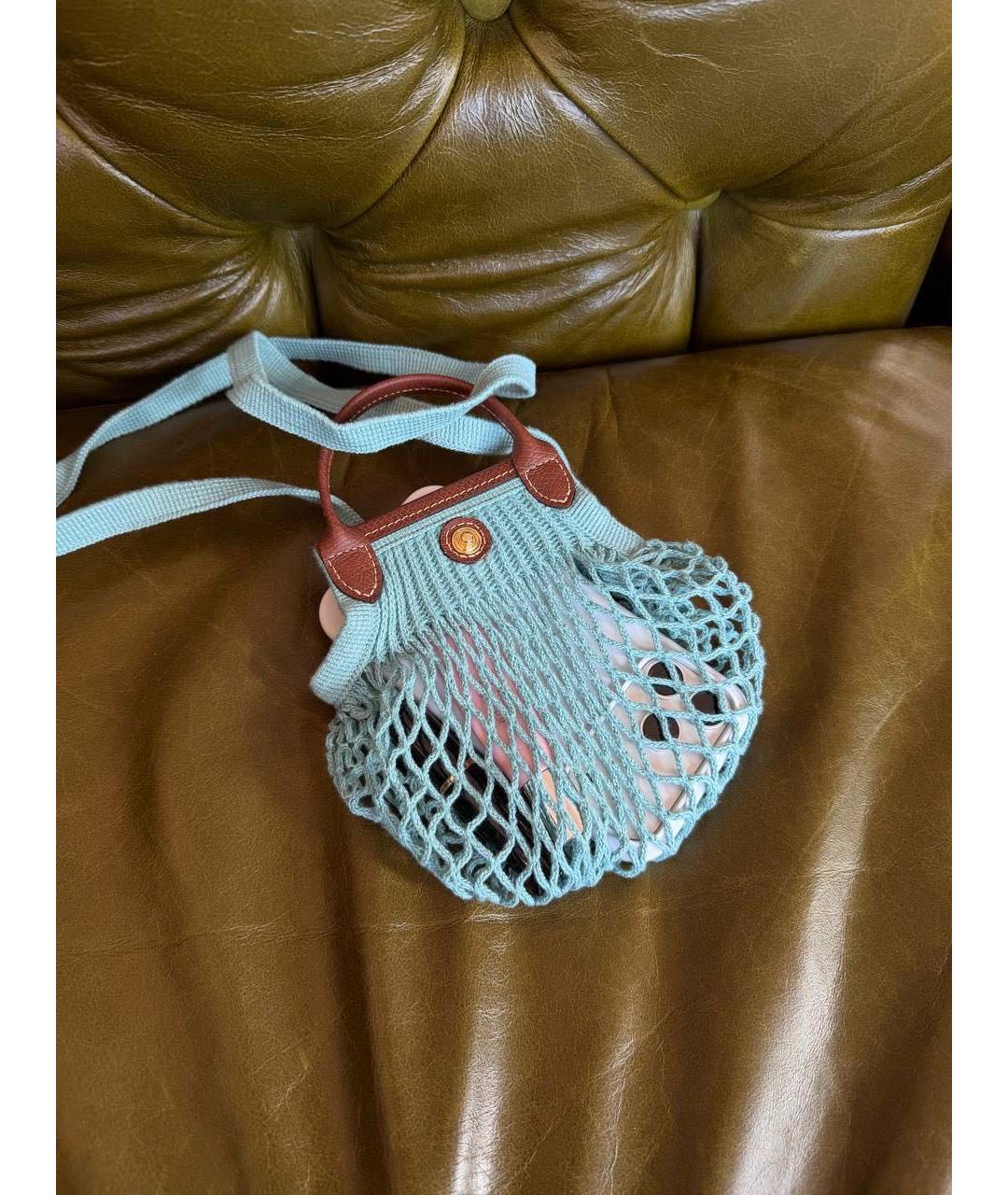 LONGCHAMP Бирюзовая сумка через плечо, фото 2