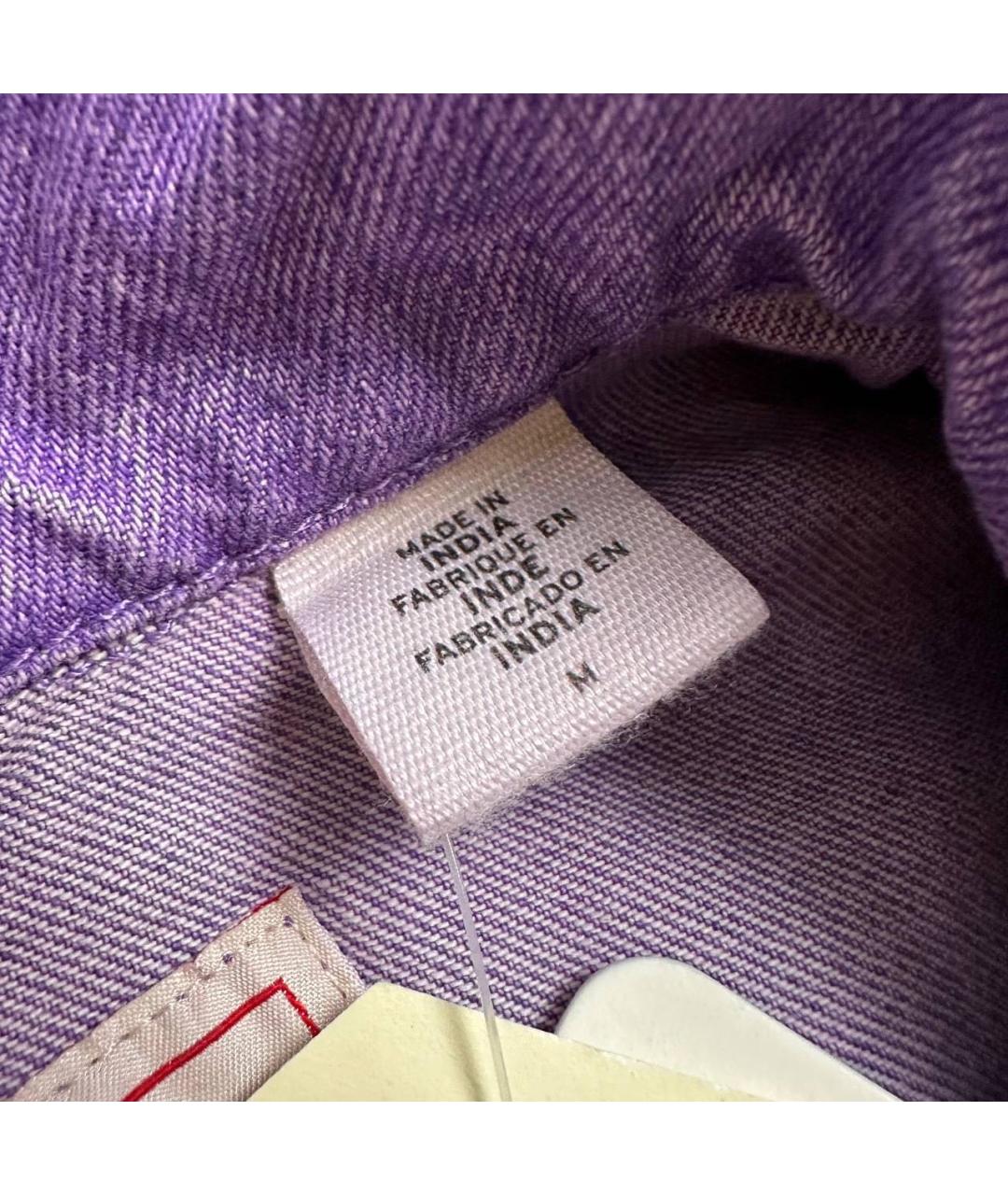 LEVI'S Фиолетовая деним куртка, фото 4