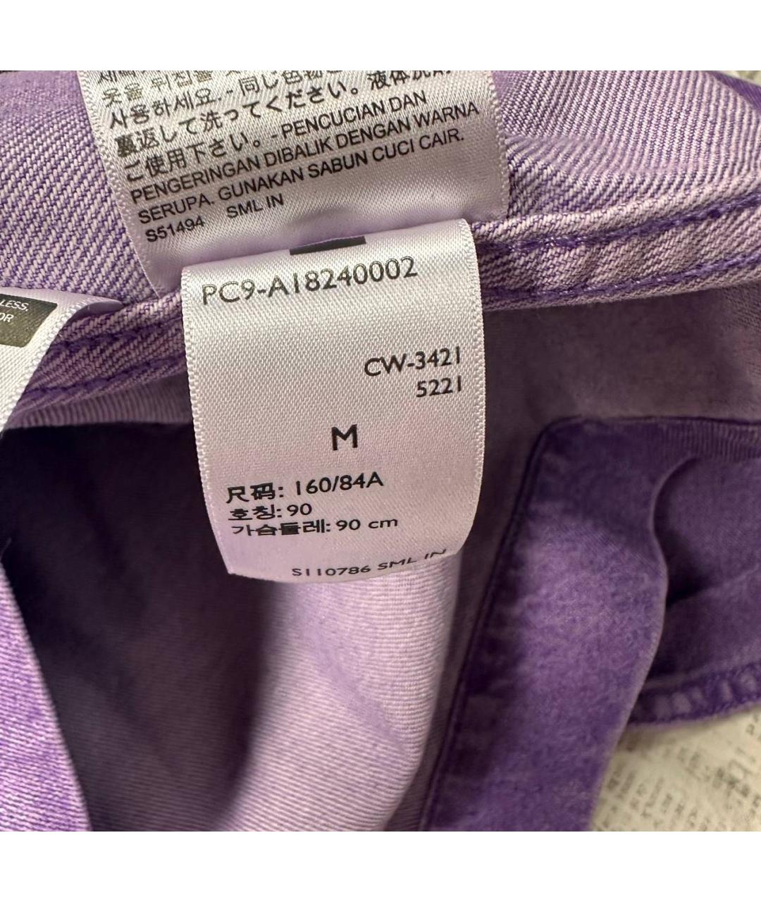 LEVI'S Фиолетовая деним куртка, фото 7