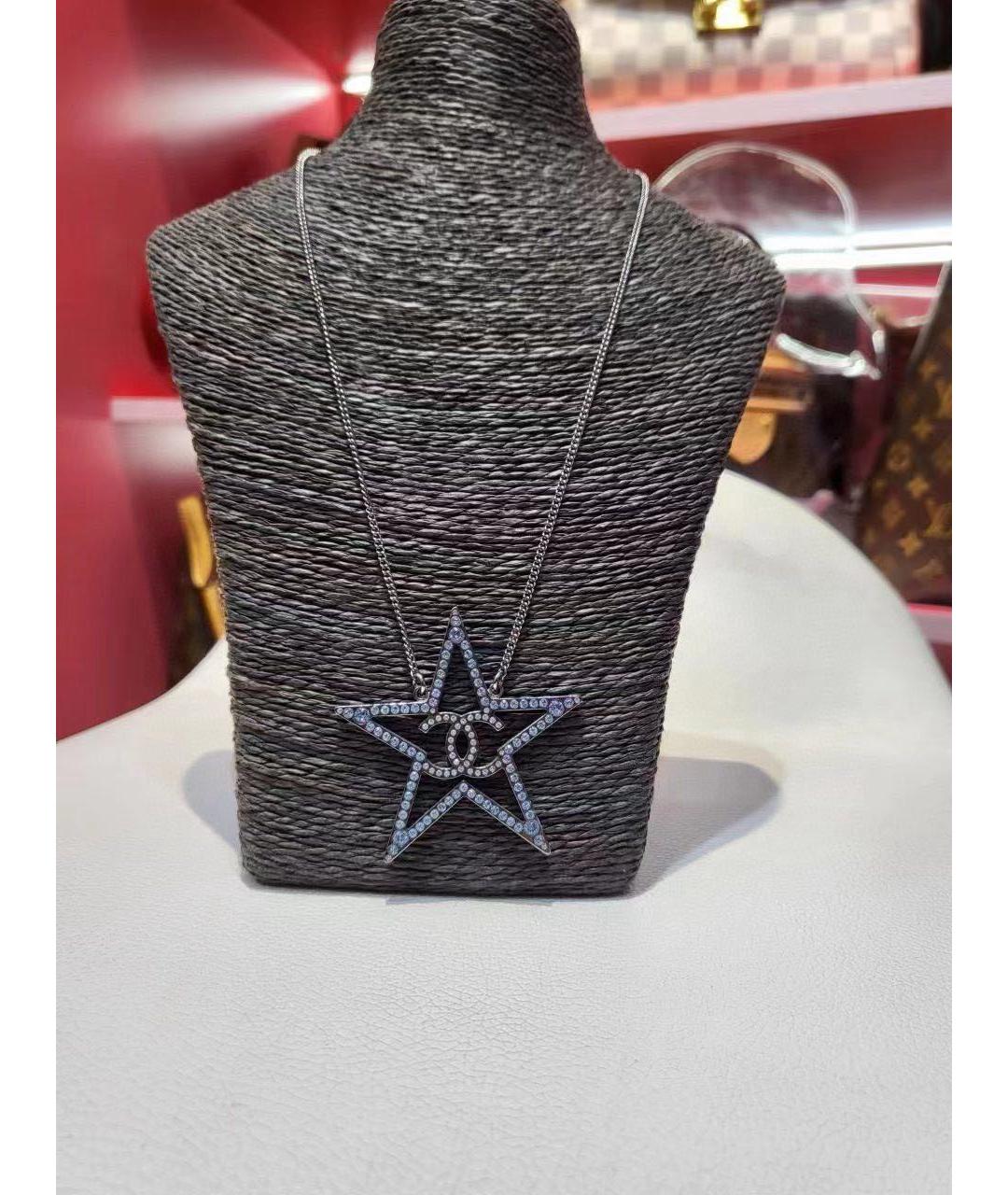 CHANEL Серебряное колье, фото 6