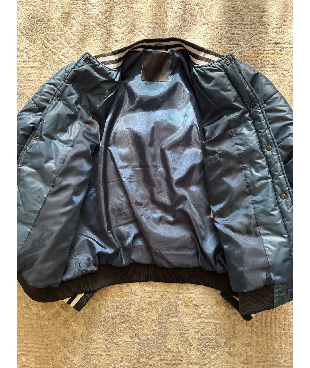 PHILIPP PLEIN Синяя полиэстеровая куртка, фото 3