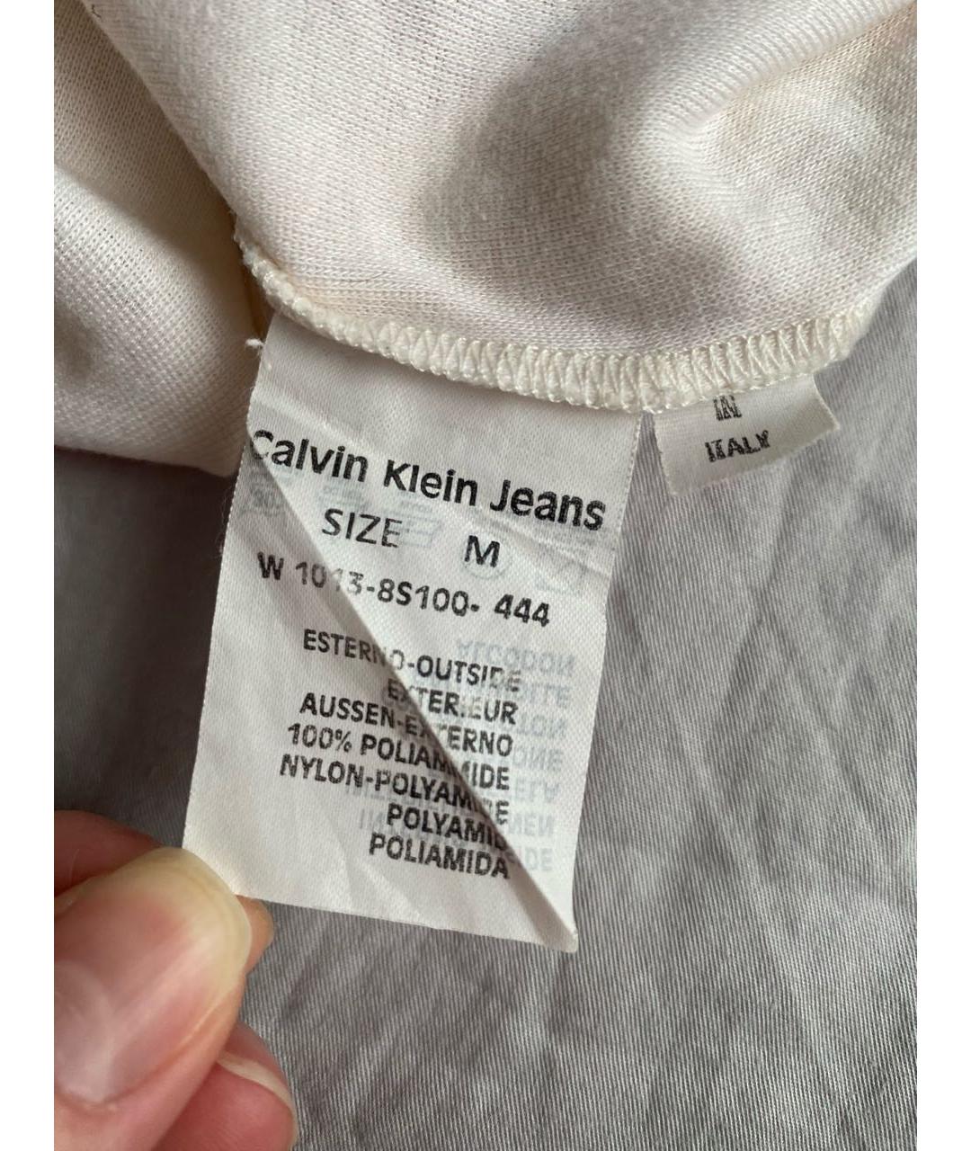 CALVIN KLEIN Красное хлопковое коктейльное платье, фото 7