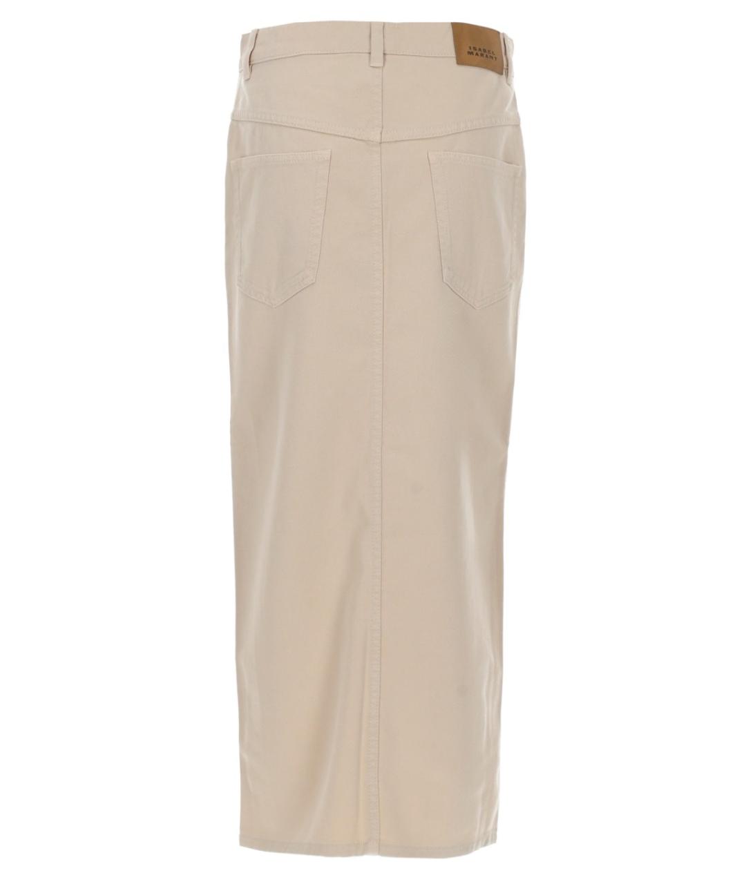 ISABEL MARANT Бежевая юбка миди, фото 2