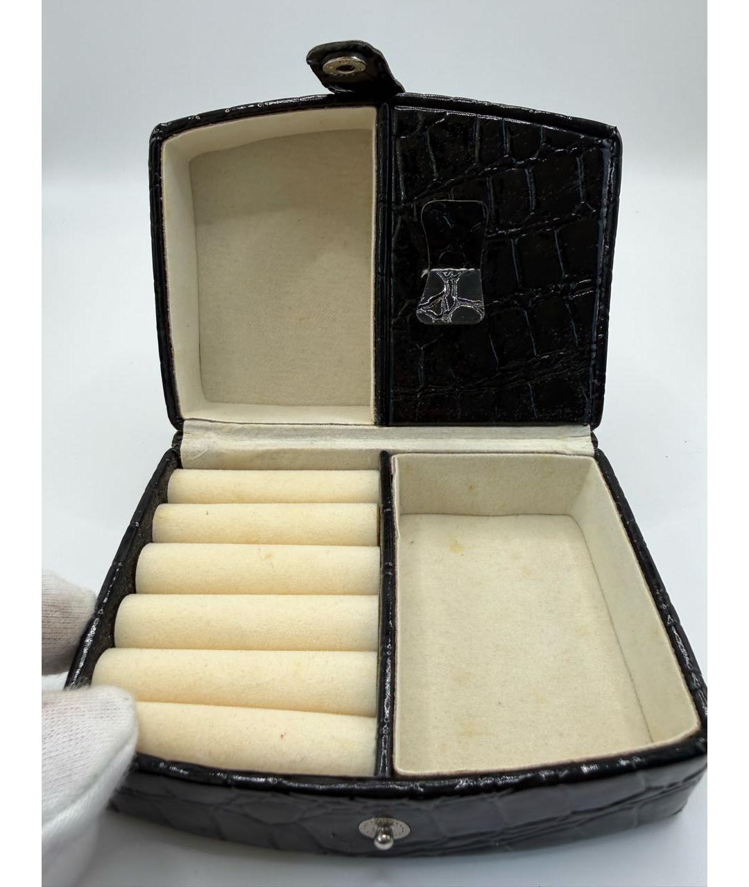 VIVIENNE WESTWOOD Черная кожаная косметичка, фото 5