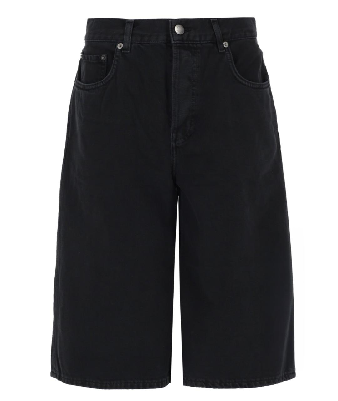 HAIKURE Черные хлопковые шорты, фото 1