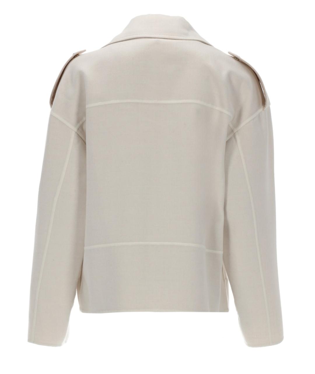 MOORER Белая шерстяная куртка, фото 2