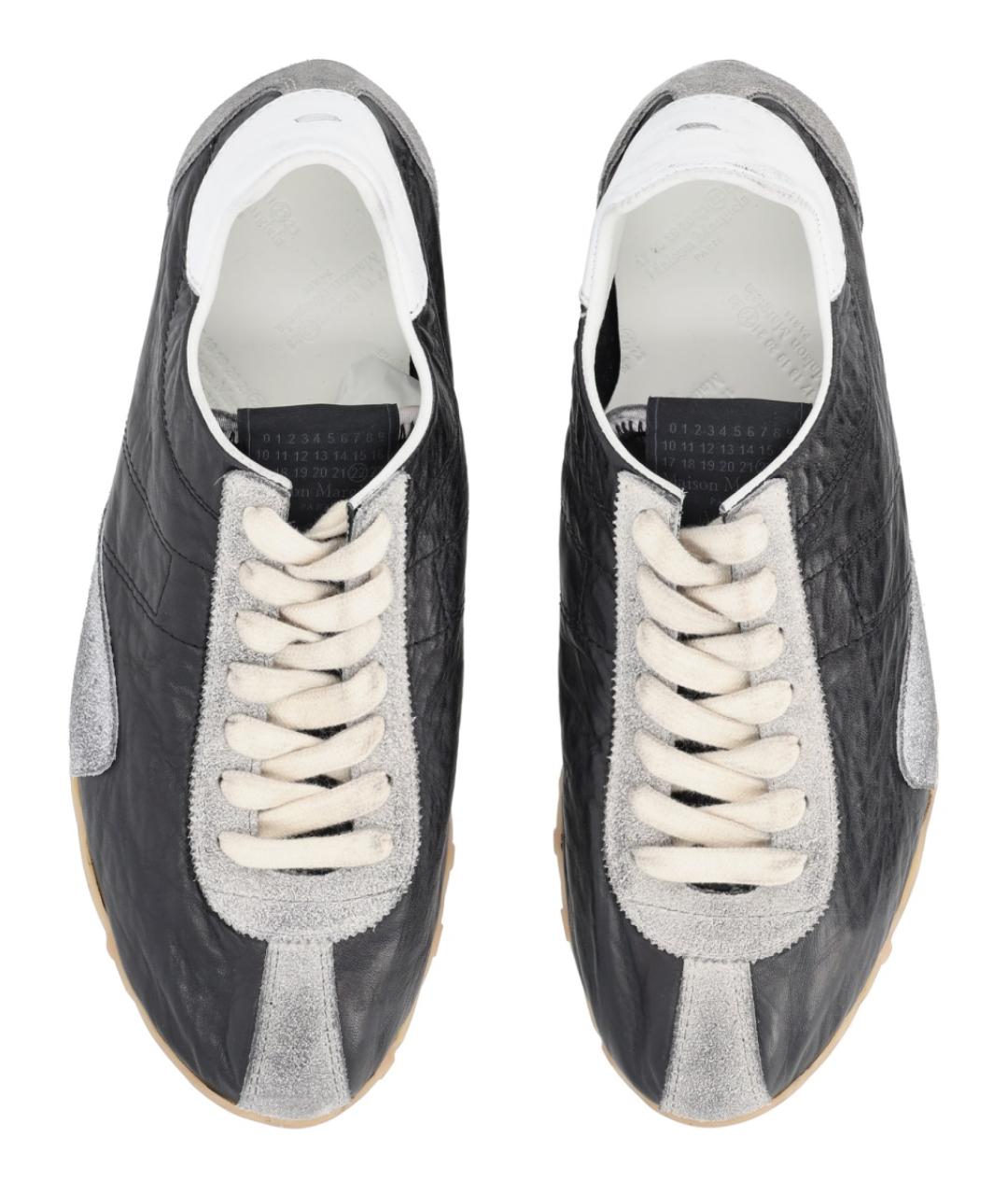 MAISON MARGIELA Мульти кожаные кроссовки, фото 5