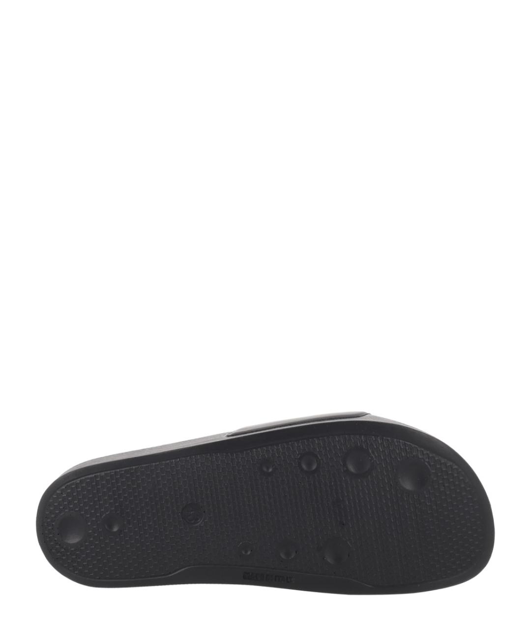 MSGM Черные резиновые шлепанцы, фото 6