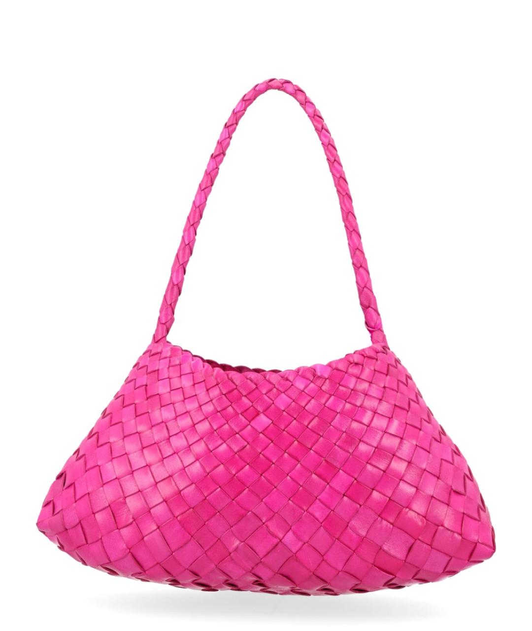 Dragon Diffusion Фуксия кожаная сумка тоут, фото 3