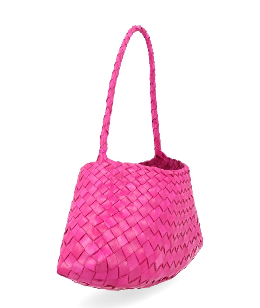 Dragon Diffusion Фуксия кожаная сумка тоут, фото 2