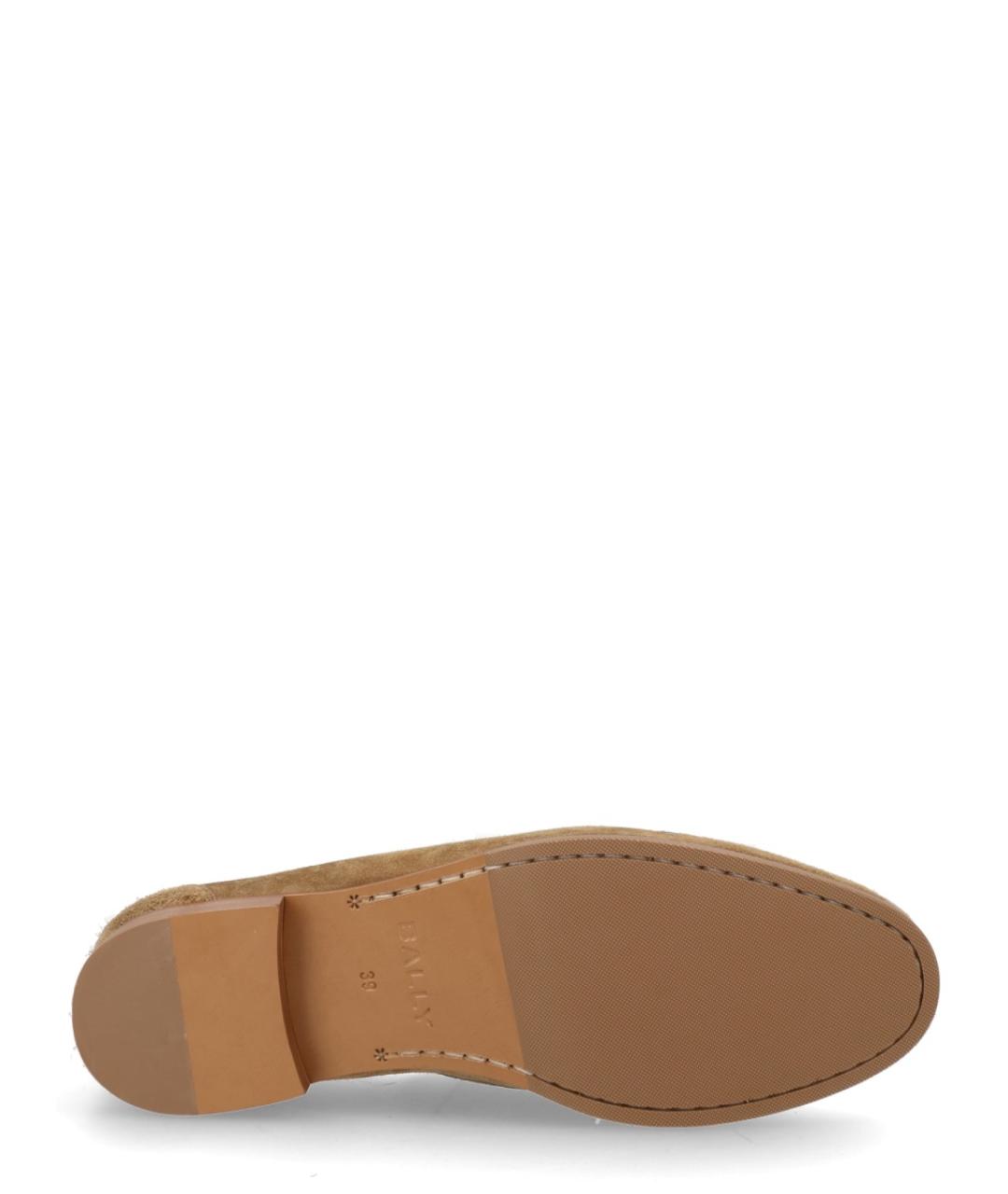 BALLY Коричневые замшевые лоферы, фото 6