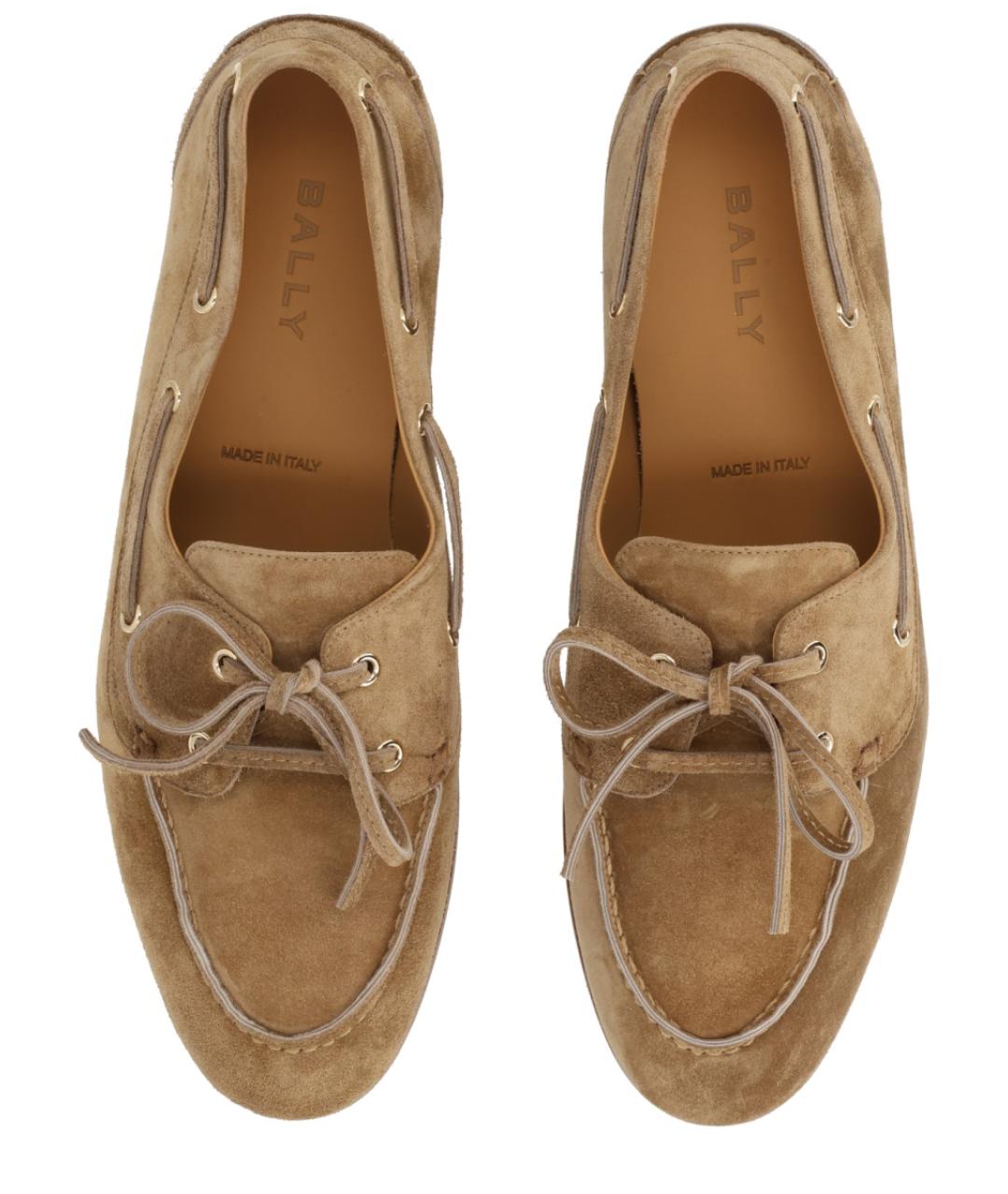 BALLY Коричневые замшевые лоферы, фото 5