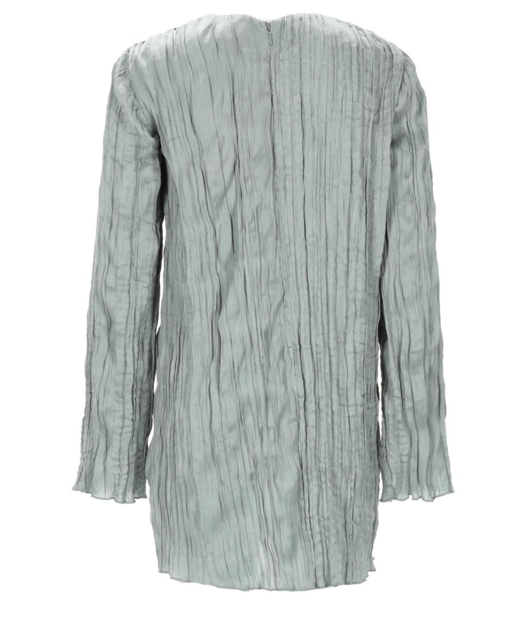 STAUD Серебряное полиэстеровое повседневное платье, фото 2