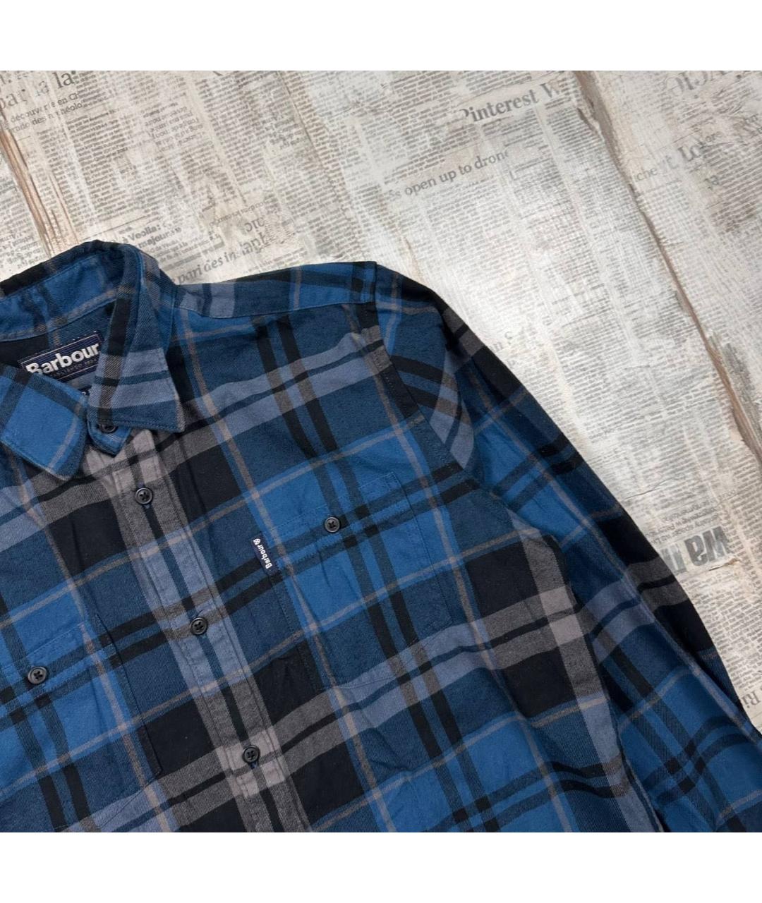 BARBOUR Темно-синяя кэжуал рубашка, фото 2