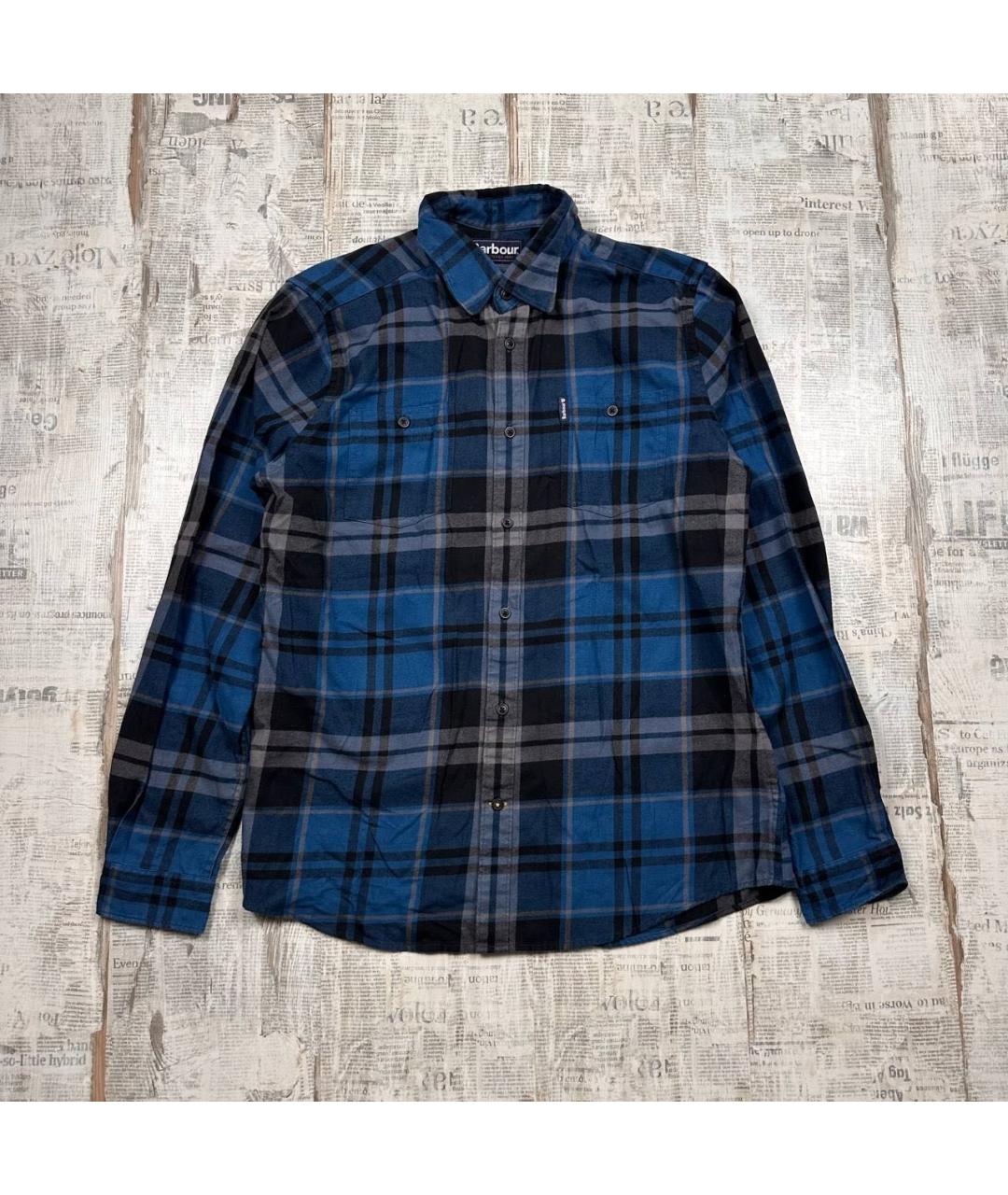 BARBOUR Темно-синяя кэжуал рубашка, фото 7