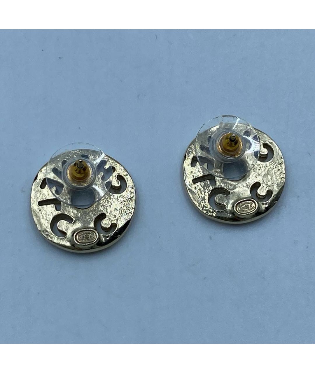 CHANEL Золотые серьги, фото 4