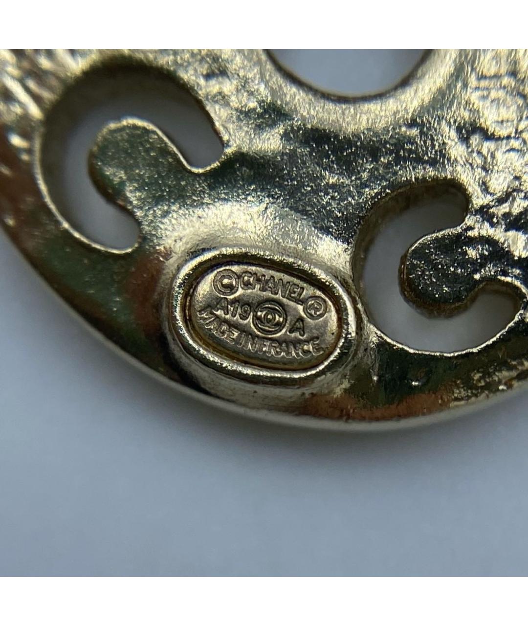 CHANEL Золотые серьги, фото 7