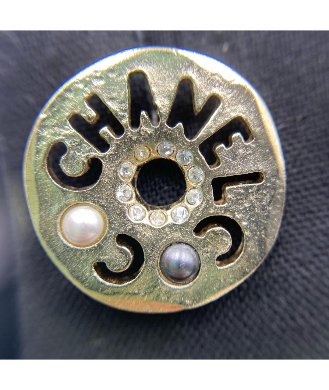 CHANEL Золотые серьги, фото 6