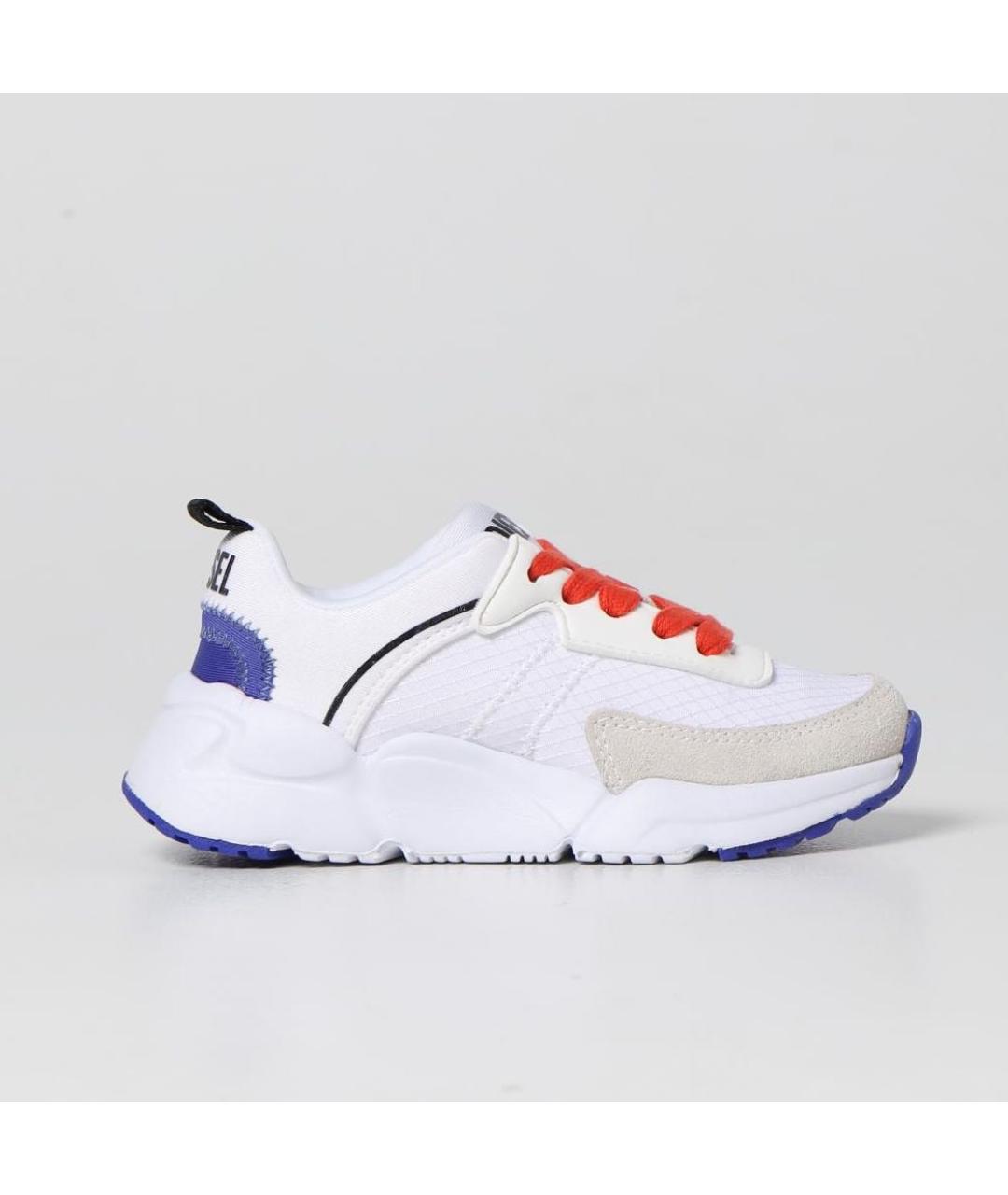 DIESEL Белые текстильные кеды, фото 9