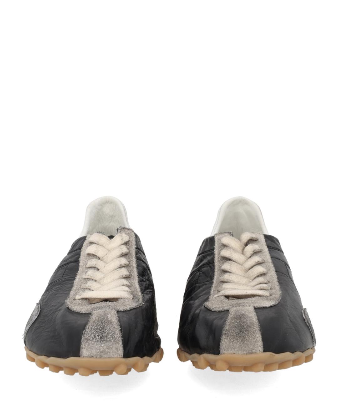 MAISON MARGIELA Мульти кожаные низкие кроссовки / кеды, фото 3