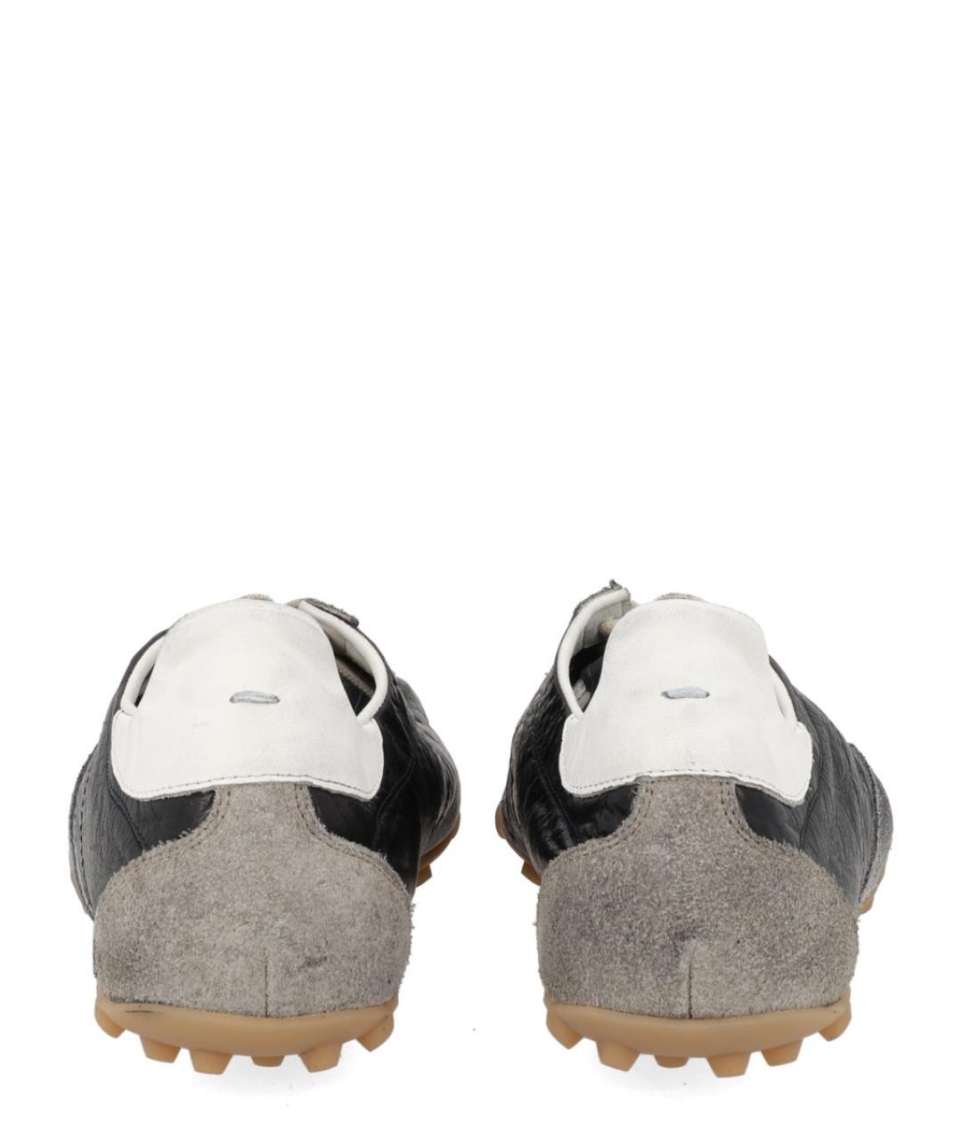 MAISON MARGIELA Мульти кожаные низкие кроссовки / кеды, фото 4