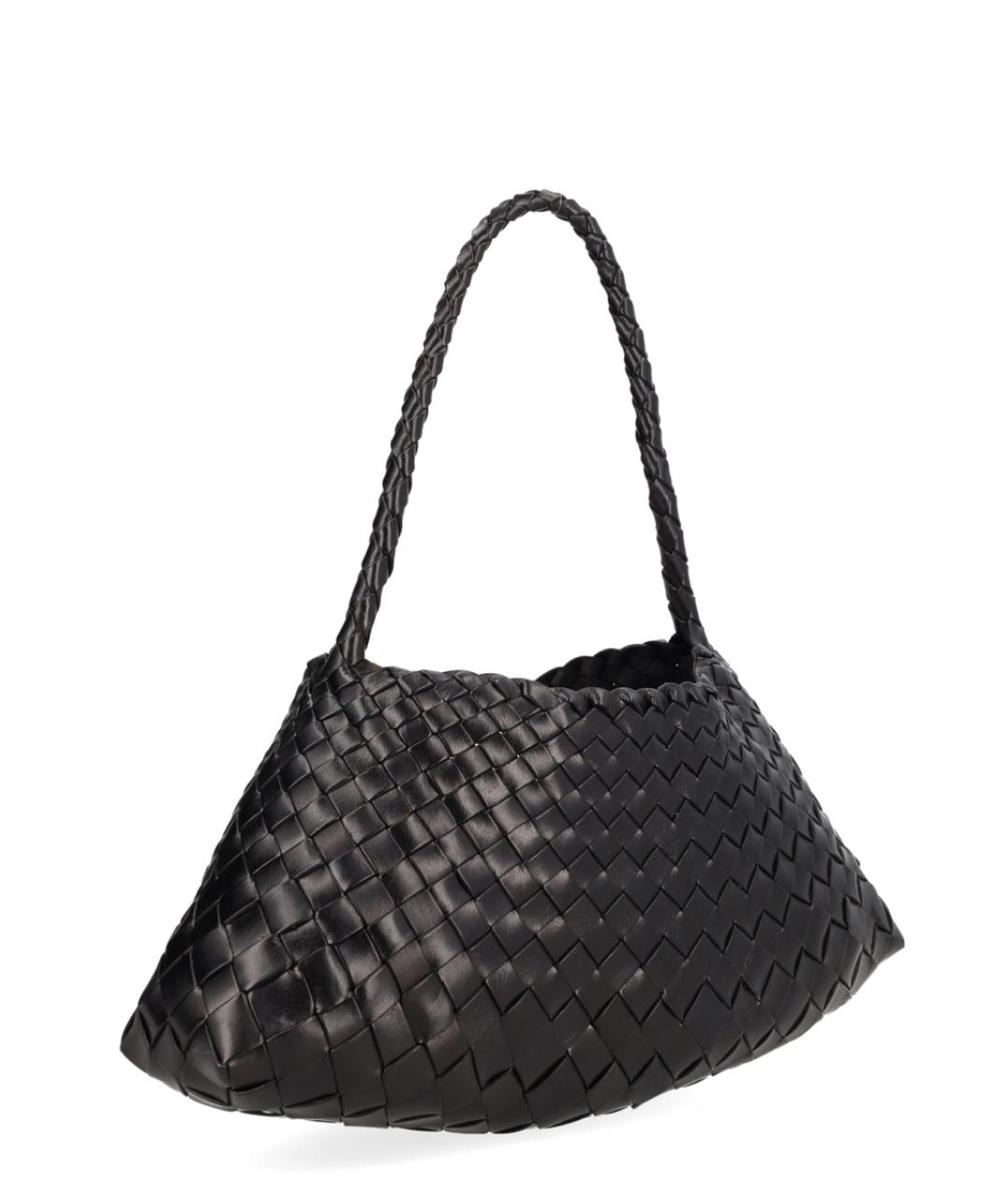 Dragon Diffusion Черная кожаная сумка тоут, фото 3