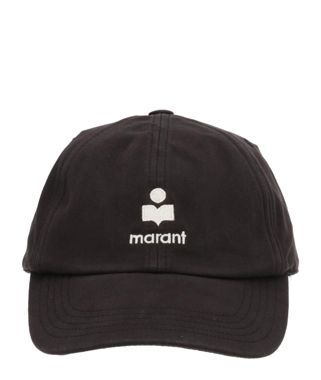 ISABEL MARANT Черная хлопковая кепка/бейсболка, фото 1