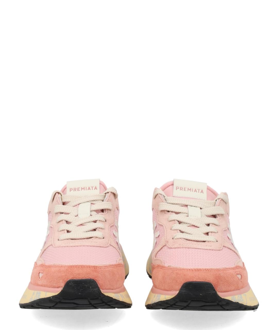 PREMIATA Розовые кожаные кроссовки, фото 3