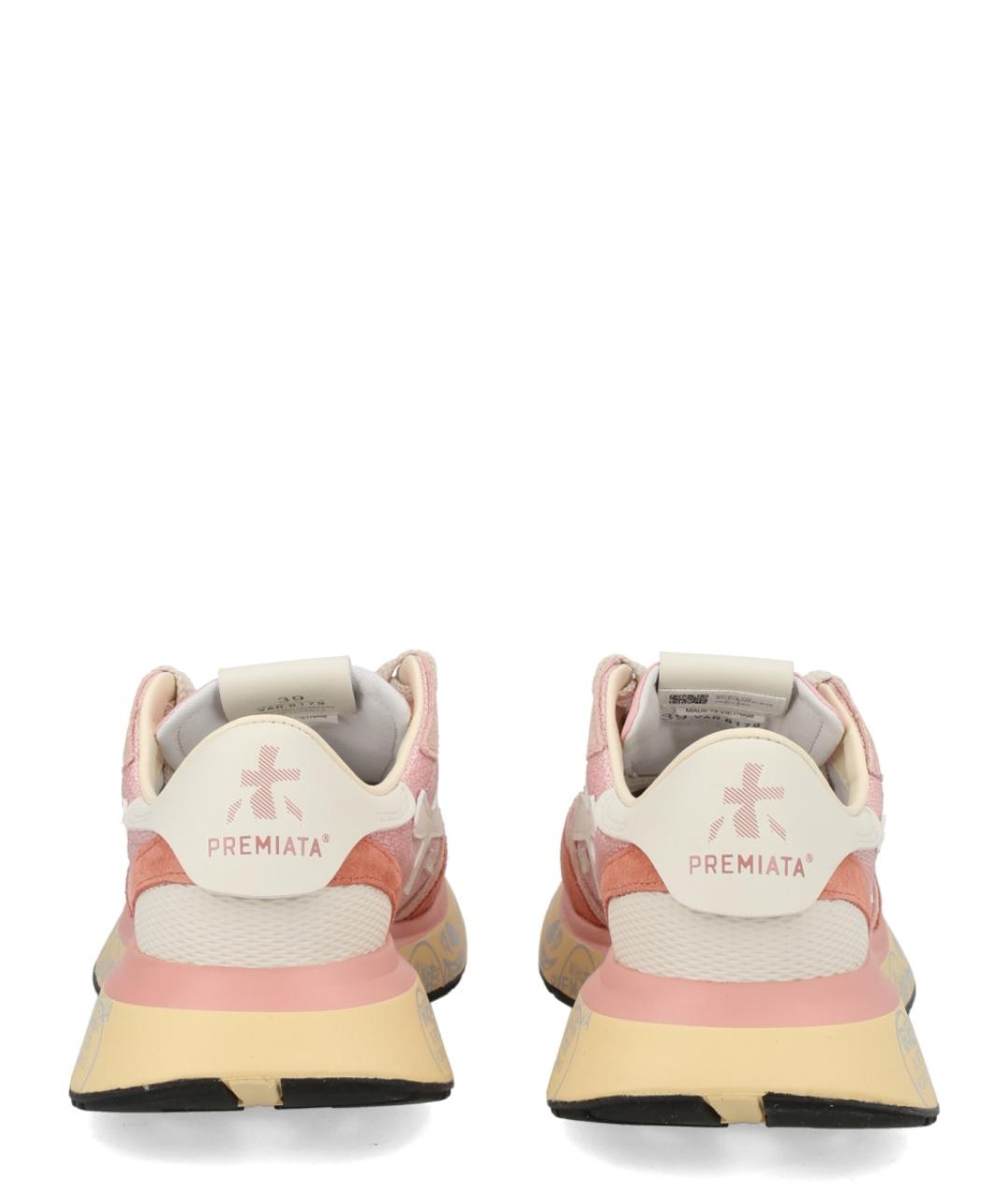 PREMIATA Розовые кожаные кроссовки, фото 4