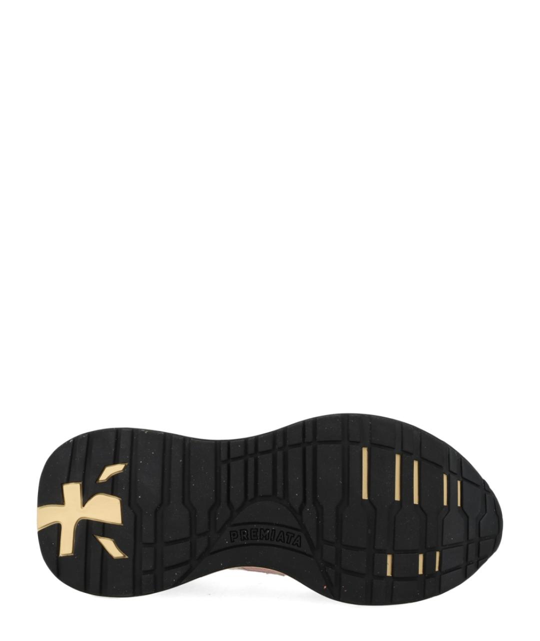 PREMIATA Розовые кожаные кроссовки, фото 6