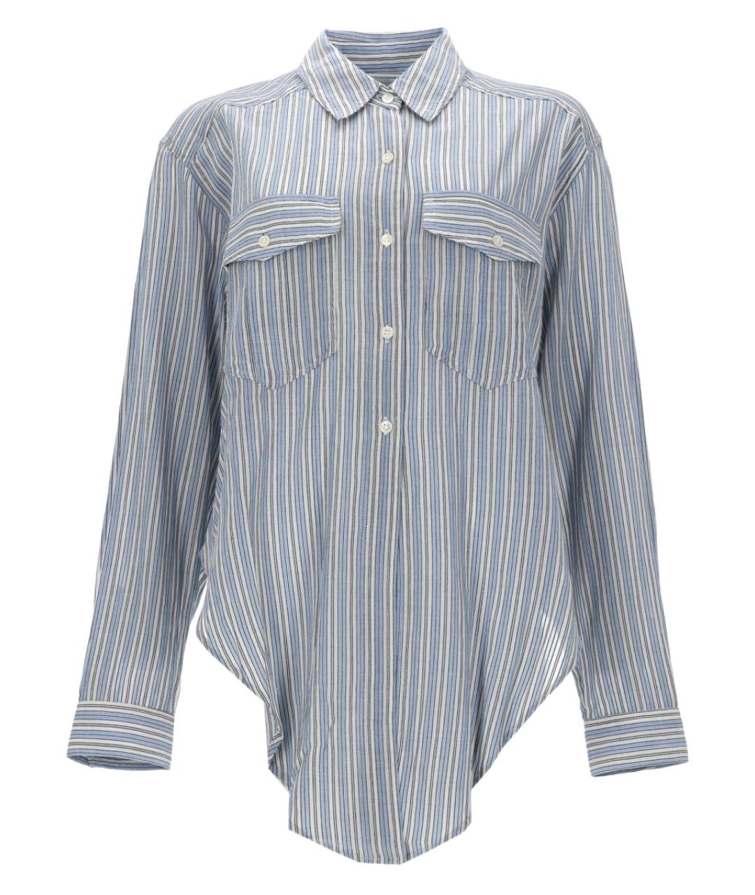 ISABEL MARANT ETOILE Голубая хлопковая рубашка, фото 1