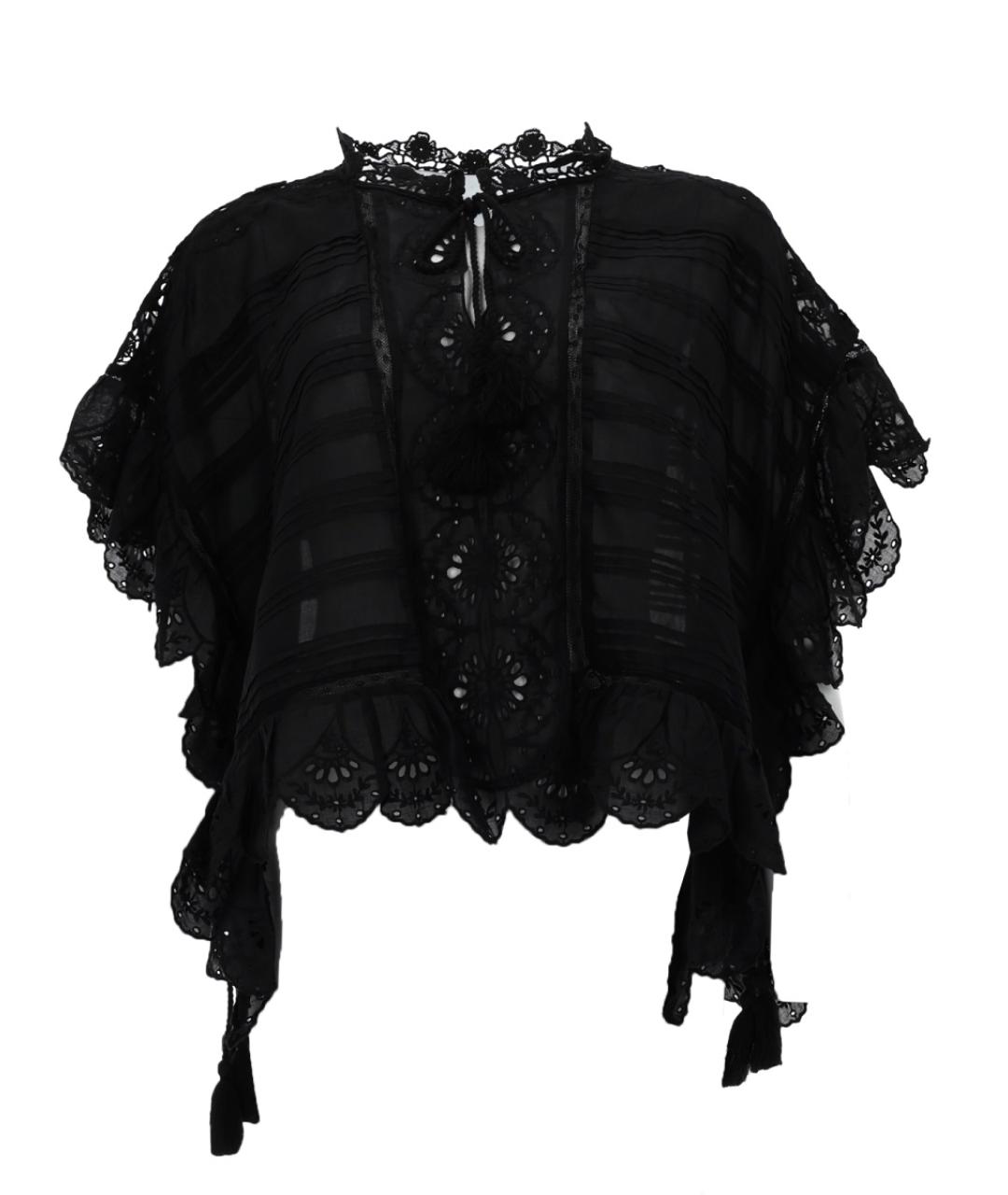 ISABEL MARANT ETOILE Черная хлопковая блузы, фото 1