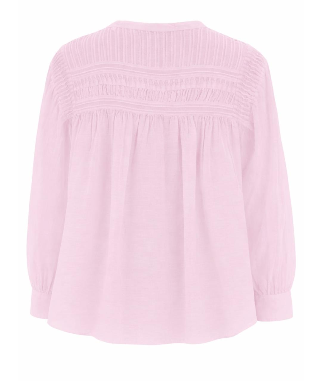 ISABEL MARANT ETOILE Розовая хлопковая блузы, фото 2