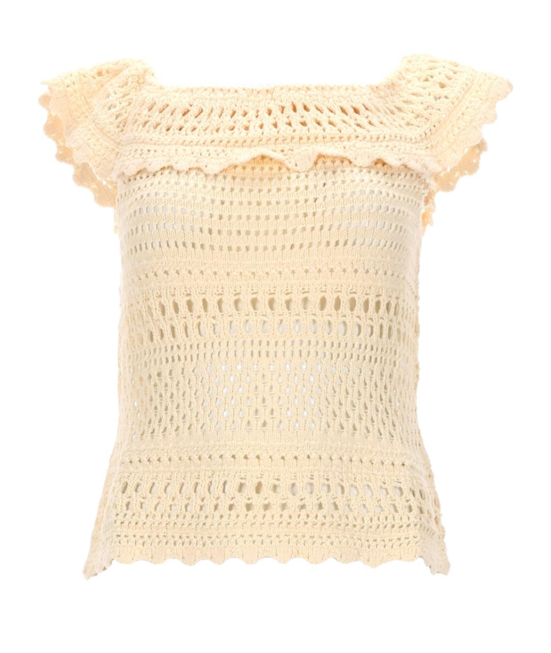 ISABEL MARANT ETOILE Бежевая хлопковая блузы, фото 1