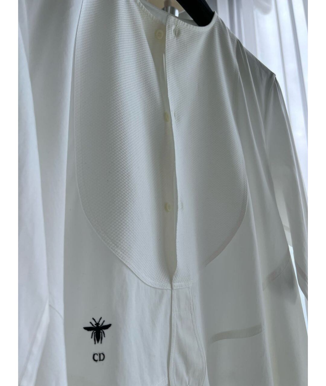 CHRISTIAN DIOR PRE-OWNED Белая хлопковая рубашка, фото 4